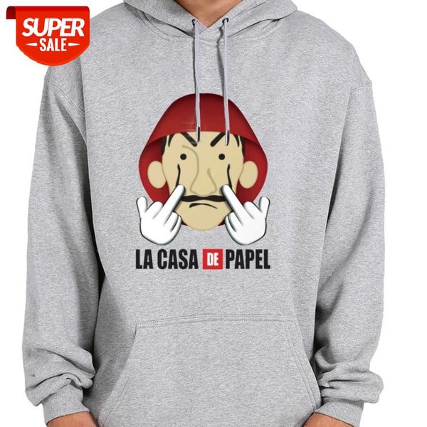 men hoodies la casa de papel graphic print male sweatshirts casual fashion loose hoody tv series house of paper hoody pullover #ec0s, Black
men hoodies la casa de papel graphic print male sweatshirts casual fashion loose hoody tv series house of paper hoody pullover #ec0s, Black