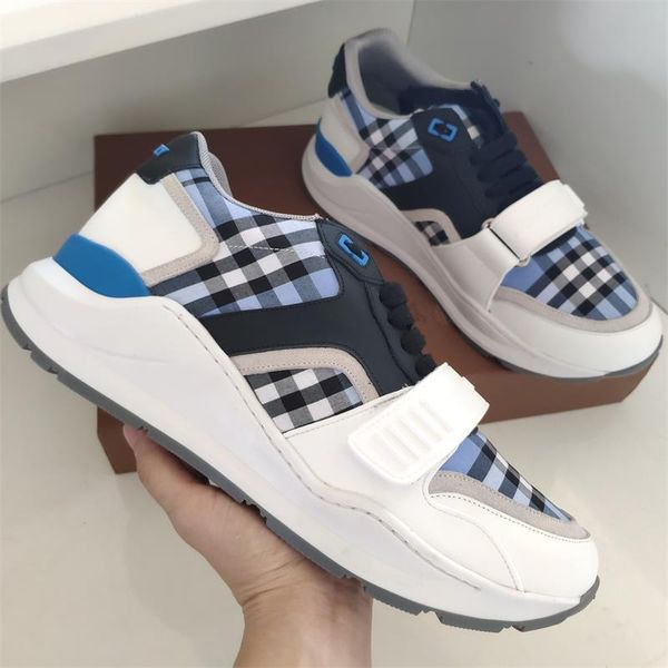 men designer shoes vintage check sneakers women lace up platform sneaker suede leather trainers black white mesh runner shoes no281
men designer shoes vintage check sneakers women lace up platform sneaker suede leather trainers black white mesh runner shoes no281