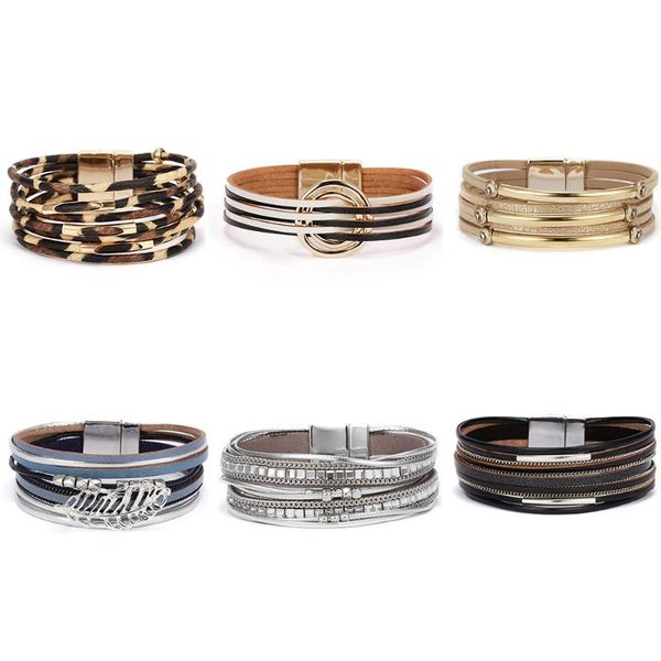 charm bracelets 7 style metal leather women men's jewelry classic vintage punk bracelet bangles homme male jewellry accessories, Golden;silver
charm bracelets 7 style metal leather women men's jewelry classic vintage punk bracelet bangles homme male jewellry accessories, Golden;silver