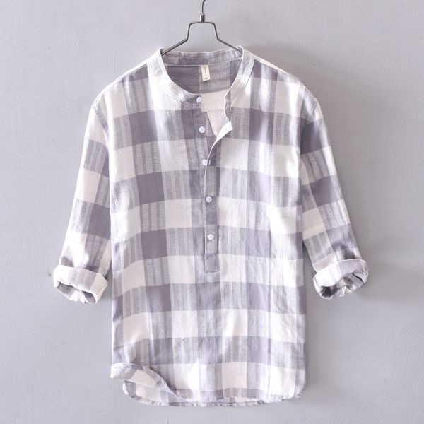 2021 new outono e primavera nova de linho xadrez marca a longo-sleeved para homens moda casual mens camisa s camisas pym7, White
2021 new outono e primavera nova de linho xadrez marca a longo-sleeved para homens moda casual mens camisa s camisas pym7, White