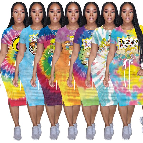 new cartoon drawstring short sleeve round neck loose knee-lenght exotic spring summer 2021 women fashion y2k clothes ouml, Black;gray
new cartoon drawstring short sleeve round neck loose knee-lenght exotic spring summer 2021 women fashion y2k clothes ouml, Black;gray