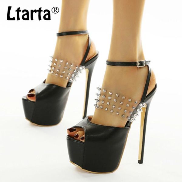 sandals ltarta summer women's shoes peep toe water platform buckle party rivet high heel cwf, Black
sandals ltarta summer women's shoes peep toe water platform buckle party rivet high heel cwf, Black
