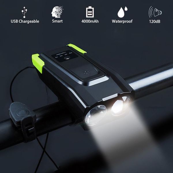 bike lights smart induction 2 in 1 bicycle light bell 4000mah mtb road led headlight 120 db cycling electric horn lamp
bike lights smart induction 2 in 1 bicycle light bell 4000mah mtb road led headlight 120 db cycling electric horn lamp