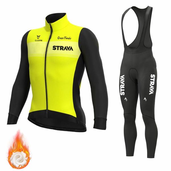 racing sets strava cycling jersey suit winter thermal fleece mtb bicycle clothes wear ropa ciclismo long sleeve bike clothing set, Black;blue
racing sets strava cycling jersey suit winter thermal fleece mtb bicycle clothes wear ropa ciclismo long sleeve bike clothing set, Black;blue