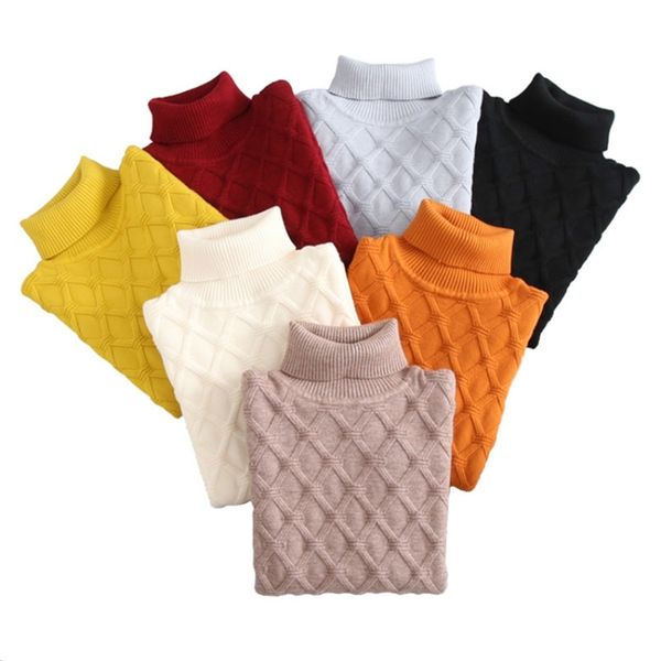 winter autumn 2t-7t pure color boy girl kid thick knitted bottoming turtleneck shirts solid high collar pullover sweater 210308, Blue
winter autumn 2t-7t pure color boy girl kid thick knitted bottoming turtleneck shirts solid high collar pullover sweater 210308, Blue