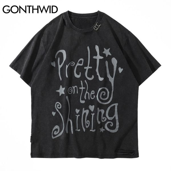 gonthwid t-shirts streetwear star heart distressed ripped destroyed holes short sleeve tshirts men hip hop punk rock gothic c0315, White;black
gonthwid t-shirts streetwear star heart distressed ripped destroyed holes short sleeve tshirts men hip hop punk rock gothic c0315, White;black
