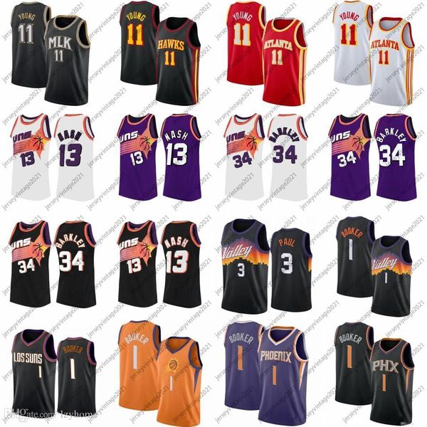 2021 trae 11 young basketball jerseys men vintage chris 3 paul jersey devin 1 booker steve 13 nash charles 34 barkley purple black city retr, Black;red
2021 trae 11 young basketball jerseys men vintage chris 3 paul jersey devin 1 booker steve 13 nash charles 34 barkley purple black city retr, Black;red