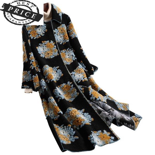 women's fur & faux winter and 2021 autumn wool coat female long fashion hit color sheep sheared, Black
women's fur & faux winter and 2021 autumn wool coat female long fashion hit color sheep sheared, Black