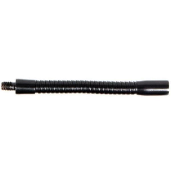 iron threaded microphone gooseneck bendable mic neck black 15cm microphone replacement accessory