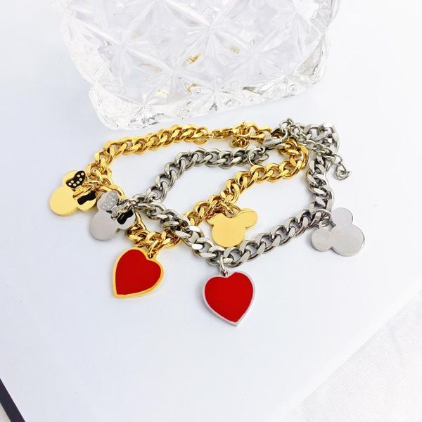 tennis cartoon anime bracelet for women girl lovely mouse strand bangles stainless steel cute animal jewelry accessories, Golden;silver
tennis cartoon anime bracelet for women girl lovely mouse strand bangles stainless steel cute animal jewelry accessories, Golden;silver