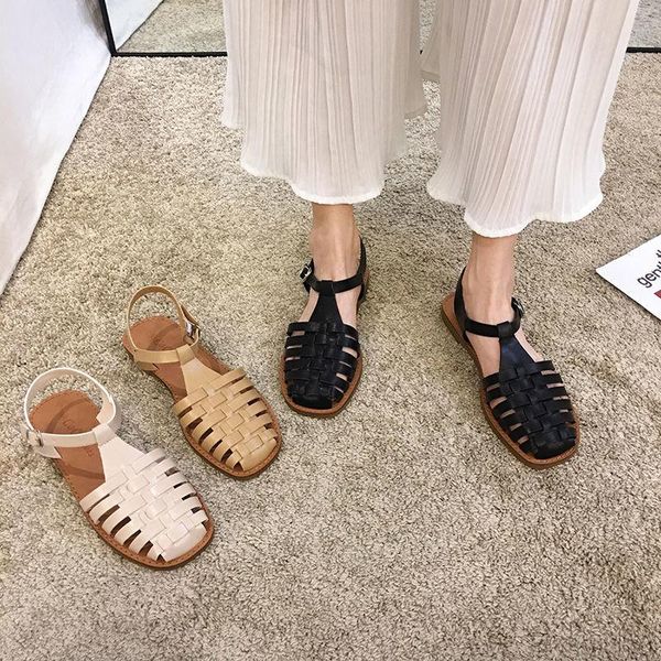 new summer fashion casual fisherman weave rome sandals solid plus size soft cozy beach sliders outdoor, Black
new summer fashion casual fisherman weave rome sandals solid plus size soft cozy beach sliders outdoor, Black