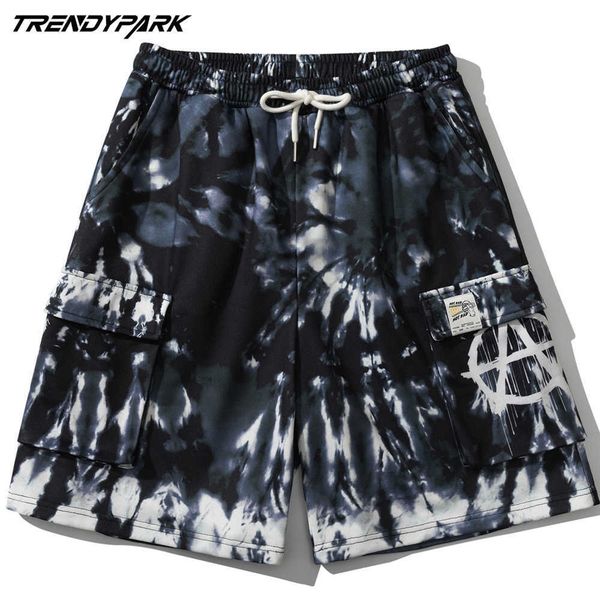 men's short streetwear summer hip hop oversize tie-dye pockets polyester streetwear harajuku sweatpant drawstrings casual shorts 210601, White;black
men's short streetwear summer hip hop oversize tie-dye pockets polyester streetwear harajuku sweatpant drawstrings casual shorts 210601, White;black