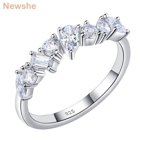 cluster rings she 925 sterling silver irregular white cubic zirconia wedding engagement ring for women personality jewelry gift, Golden;silver
cluster rings she 925 sterling silver irregular white cubic zirconia wedding engagement ring for women personality jewelry gift, Golden;silver