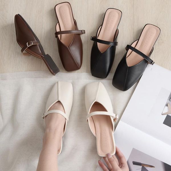 slippers cover toe shoes woman 2021 mules women big size luxury slides flat loafers designer basic pu fashion tpr buckle strap, Black
slippers cover toe shoes woman 2021 mules women big size luxury slides flat loafers designer basic pu fashion tpr buckle strap, Black