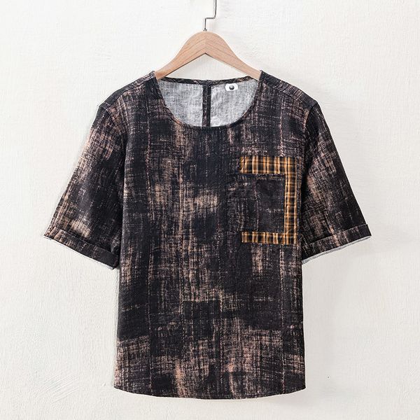 new 2021 summer tie-dye pure linen brand t shirt casual comfortable t-shirt fashion trendy tshirt for men camisa hksj, White
new 2021 summer tie-dye pure linen brand t shirt casual comfortable t-shirt fashion trendy tshirt for men camisa hksj, White