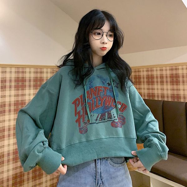 2021 new autumn all-match cartoon print casual contrast stitching hooded long-sleeved sweatshirt jn2o, Black
2021 new autumn all-match cartoon print casual contrast stitching hooded long-sleeved sweatshirt jn2o, Black