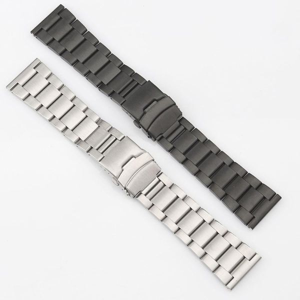 watch bands 26mm stainless steel whatchband waterproof wrist bracelet universal man diving black silver frosted strap accessory, Black;brown
watch bands 26mm stainless steel whatchband waterproof wrist bracelet universal man diving black silver frosted strap accessory, Black;brown