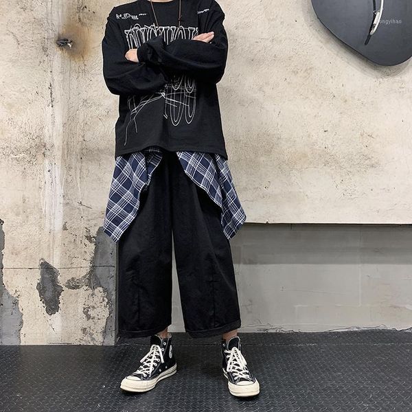 men's pants 2021 summer wild four seasons nine straight solid super fire loose tooling students harajuku comfortable trousers, Black
men's pants 2021 summer wild four seasons nine straight solid super fire loose tooling students harajuku comfortable trousers, Black