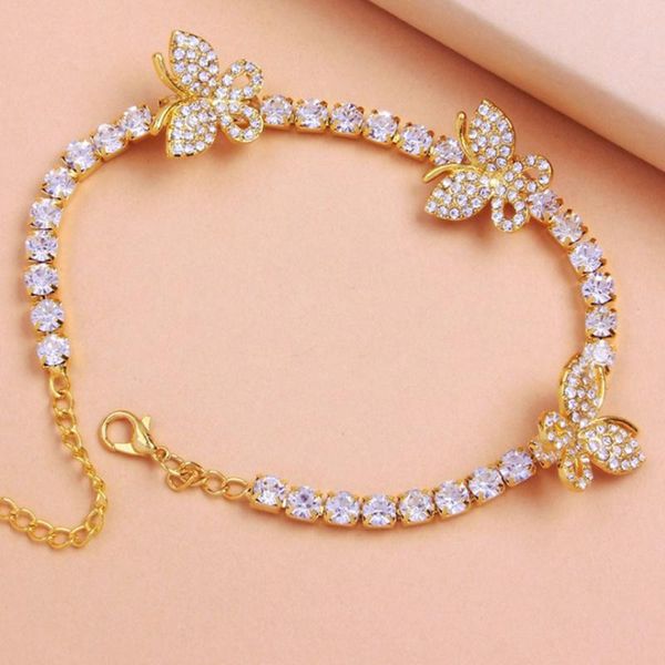 anklets 2021 fashion butterfly anklet handmade natural rhinestone chain foot jewelry for women shining wedding gift, Red;blue
anklets 2021 fashion butterfly anklet handmade natural rhinestone chain foot jewelry for women shining wedding gift, Red;blue