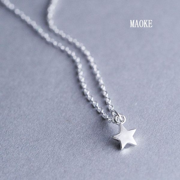 pendant necklaces promotional s925 sterling sv mini glossy star summer wild necklace for women's fashion gifts, Silver
pendant necklaces promotional s925 sterling sv mini glossy star summer wild necklace for women's fashion gifts, Silver