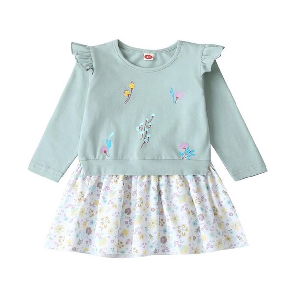 girl's dresses baby girls cotton stitching floral leaf flying sleeve printing long-sleeved infant dress clothes style, Red;yellow
girl's dresses baby girls cotton stitching floral leaf flying sleeve printing long-sleeved infant dress clothes style, Red;yellow