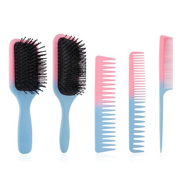 hair brushes 4pcs anti-static comb detangling brush scalp massage combs styling tools, Silver
hair brushes 4pcs anti-static comb detangling brush scalp massage combs styling tools, Silver