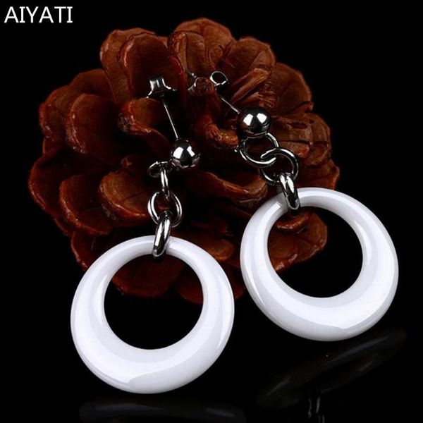 dangle & chandelier ceramic earrings for lady white round stud fashion women simple korean, Silver
dangle & chandelier ceramic earrings for lady white round stud fashion women simple korean, Silver