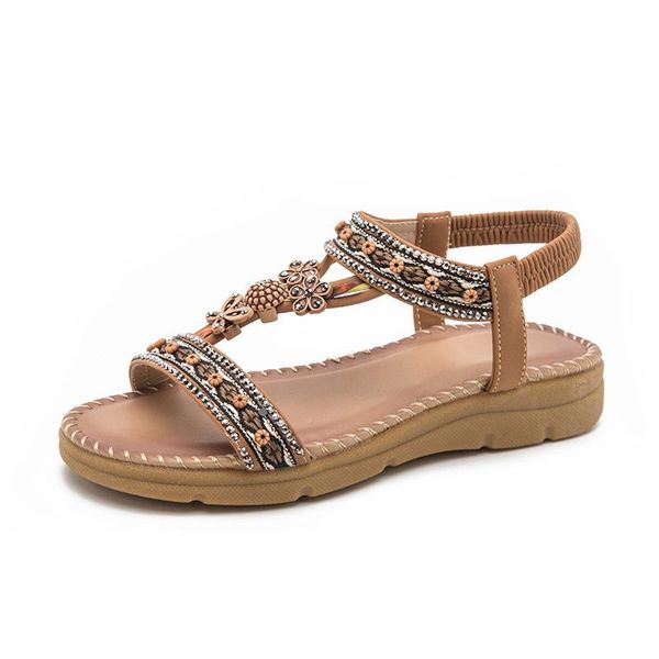 sandals women's summer korean fashion flower designer rhinestone sewing beach shoes pu soft flat bottom flip flop 35-41, Black
sandals women's summer korean fashion flower designer rhinestone sewing beach shoes pu soft flat bottom flip flop 35-41, Black