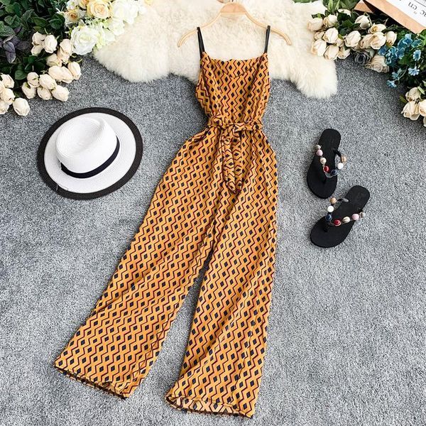 women's jumpsuits & rompers bohemian v neck summer spaghetti strap geometric print full length bandage jumpsuit chiffon casual women be, Black;white
women's jumpsuits & rompers bohemian v neck summer spaghetti strap geometric print full length bandage jumpsuit chiffon casual women be, Black;white