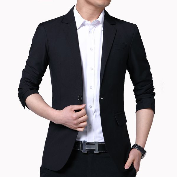 browon spring autumn suits men smart casual slim fit business korean solid color men suits professional wear mens blazer jacket 201104, White;black
browon spring autumn suits men smart casual slim fit business korean solid color men suits professional wear mens blazer jacket 201104, White;black