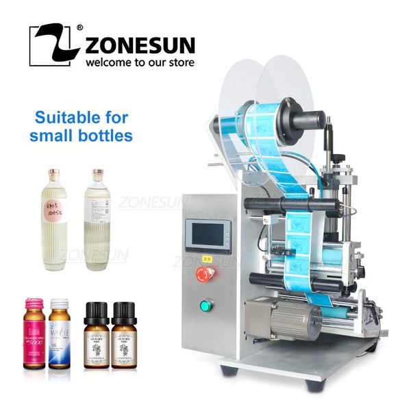 zonesun semi automatic packaging labels machine vial small plastic reagent round bottle pen single double sides label applicator
zonesun semi automatic packaging labels machine vial small plastic reagent round bottle pen single double sides label applicator