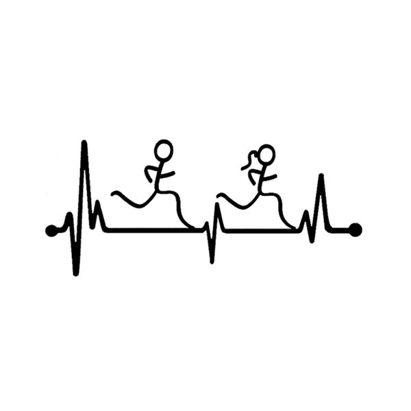 16.2*7cm heartbeat runner guy and girl decor car styling sticker vinyl accessories c16-0764
16.2*7cm heartbeat runner guy and girl decor car styling sticker vinyl accessories c16-0764