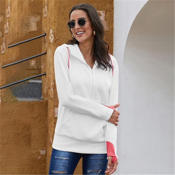 women's hoodies & sweatshirts 2021 autumn hoodie female fashion hit color hedging solid all-match street style explosion women high qu, Black
women's hoodies & sweatshirts 2021 autumn hoodie female fashion hit color hedging solid all-match street style explosion women high qu, Black