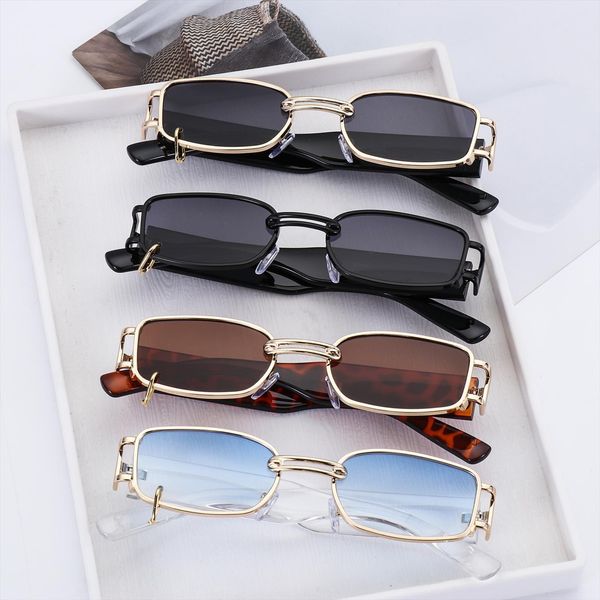 ins super small rectangle sunglasses women fashion metal frame glasses vintage shades uv400 punk sun eyewear, White;black
ins super small rectangle sunglasses women fashion metal frame glasses vintage shades uv400 punk sun eyewear, White;black