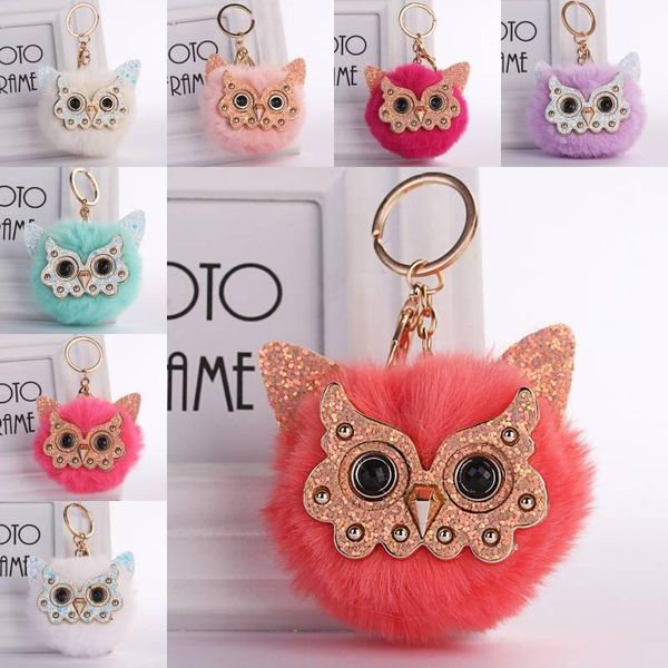cute pompom keychain jewelry trendy animal owl keyring lovely pom pom rabbit fur ball key chain women key holder bag pendant, Slivery;golden
cute pompom keychain jewelry trendy animal owl keyring lovely pom pom rabbit fur ball key chain women key holder bag pendant, Slivery;golden