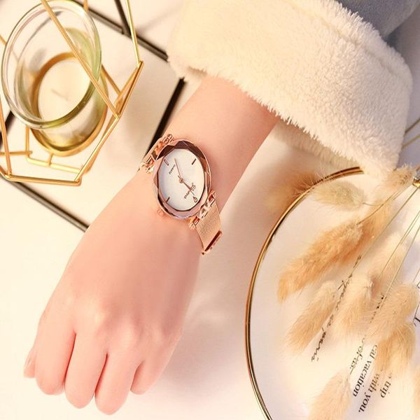 wristwatches 2021 geneva casual quartz watch womens dress watches relogio feminino ladies clock, Slivery;brown
wristwatches 2021 geneva casual quartz watch womens dress watches relogio feminino ladies clock, Slivery;brown