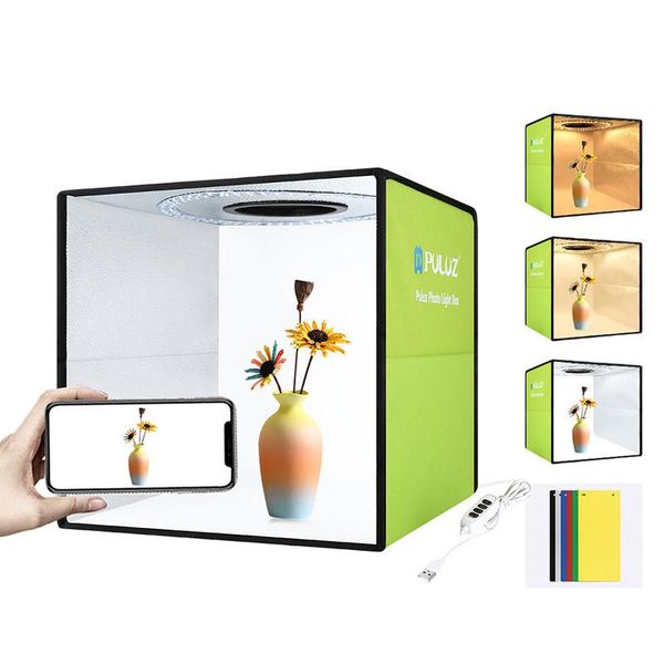 lighting & studio accessories 30cm led po box softbox lightbox folding tablepography pobox with 6 colors backdrops light for camera
lighting & studio accessories 30cm led po box softbox lightbox folding tablepography pobox with 6 colors backdrops light for camera