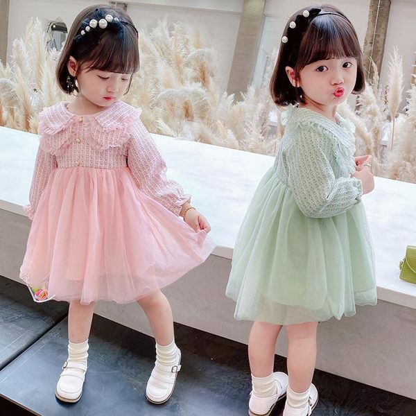 new spring fashion children dress long sleeve korean version of fashionable gauze vestidos design casual dresses for girls, Red;yellow
new spring fashion children dress long sleeve korean version of fashionable gauze vestidos design casual dresses for girls, Red;yellow