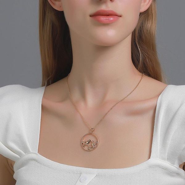 pendant necklaces fashion hollow out peace dove bird necklace elegant gold clavicle chain accessories women's party jewelry, Silver
pendant necklaces fashion hollow out peace dove bird necklace elegant gold clavicle chain accessories women's party jewelry, Silver