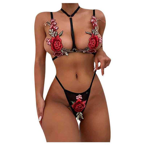 nxy set lingerie women' bandage embroidered flower underwear fashion bra lenceria sensual mujer 1223, Red;black
nxy set lingerie women' bandage embroidered flower underwear fashion bra lenceria sensual mujer 1223, Red;black