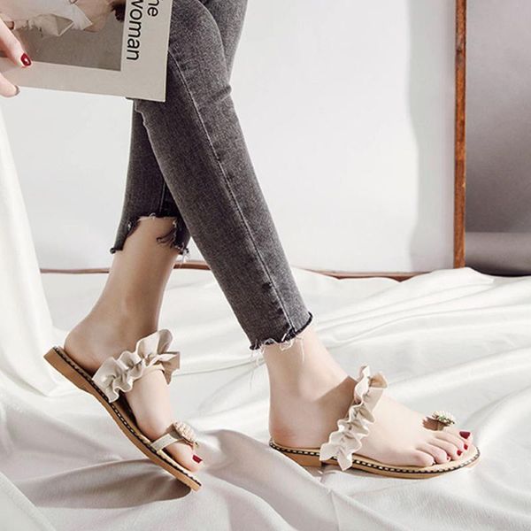 slippers women' shoes flat-bottom clip toe fashion students sandals summer beach chaussure femme calzado mujer 2021, Black
slippers women' shoes flat-bottom clip toe fashion students sandals summer beach chaussure femme calzado mujer 2021, Black