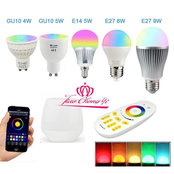 rgbw w/ww e27 gu10 mr16 led light dimmable rgb bulb lamp 2.4g wireless milight
rgbw w/ww e27 gu10 mr16 led light dimmable rgb bulb lamp 2.4g wireless milight
