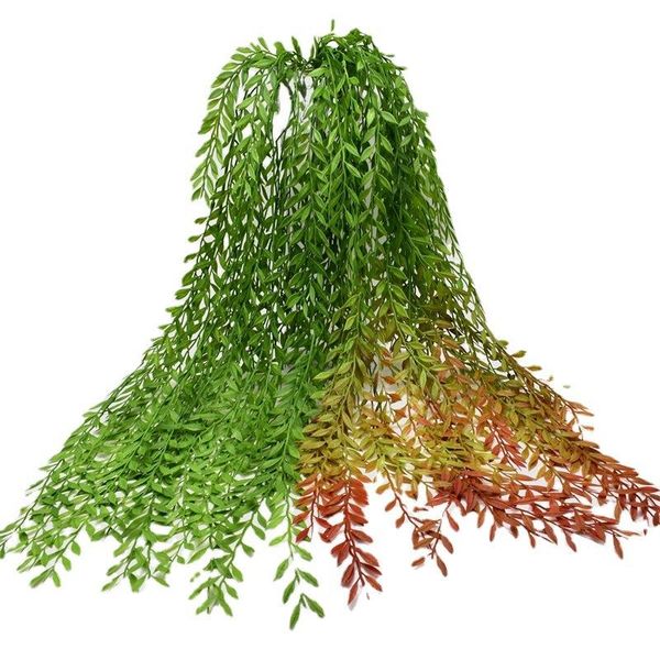 decorative flowers & wreaths artificial wicker rattan fake green plant vine plastic flower wall leaf material home store decoration
decorative flowers & wreaths artificial wicker rattan fake green plant vine plastic flower wall leaf material home store decoration