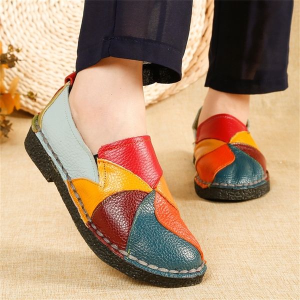 2020 women loafers patches stitching flat shoes woman summer flats soft candy colors genuine leather moccasins loafers, Black;white
2020 women loafers patches stitching flat shoes woman summer flats soft candy colors genuine leather moccasins loafers, Black;white