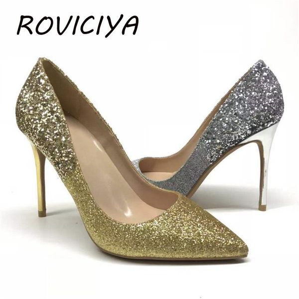 dress shoes gold silver glitter sparkling women pumps 12cm high heels woman pointy toe stiletto lf013 roviciya, Black
dress shoes gold silver glitter sparkling women pumps 12cm high heels woman pointy toe stiletto lf013 roviciya, Black