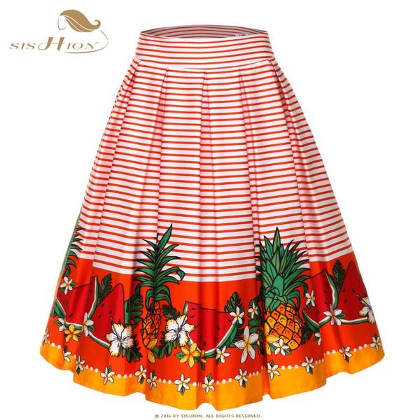 skirts sishion women plus size skirt jupe femme vd1088 spodnica punk floral print striped orange vintage high waist summer, Black
skirts sishion women plus size skirt jupe femme vd1088 spodnica punk floral print striped orange vintage high waist summer, Black