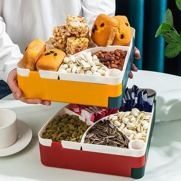 storage bottles & jars multi-grids dried fruit plate home snack compartment box rotating plastic detachable tray kitchen
storage bottles & jars multi-grids dried fruit plate home snack compartment box rotating plastic detachable tray kitchen