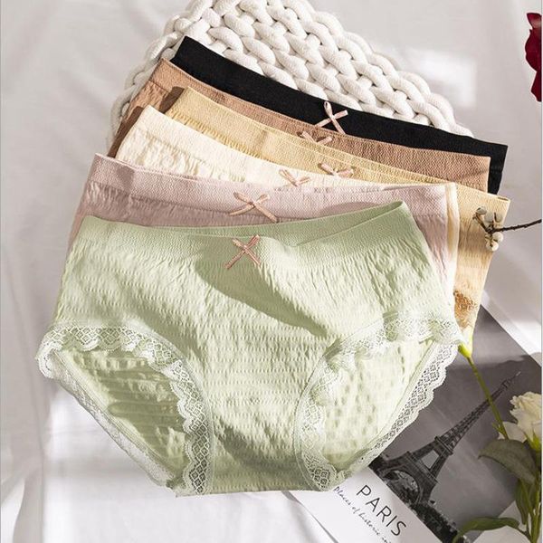 women's panties 2021 mid-waist ladies pure color bubble pants briefs lace edge bowknot green breathable underwear, Black;pink
women's panties 2021 mid-waist ladies pure color bubble pants briefs lace edge bowknot green breathable underwear, Black;pink