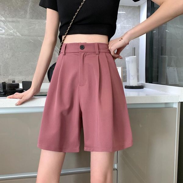 women's pants & capris suit shorts summer quarter a-shaped high waist loose casual thin short straight leg, Black;white
women's pants & capris suit shorts summer quarter a-shaped high waist loose casual thin short straight leg, Black;white