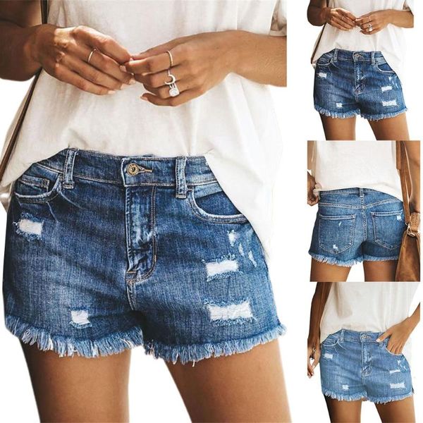 women's jeans pants high street women casual tassel denim shorts summer fashion beach short s-xl ripped, Blue
women's jeans pants high street women casual tassel denim shorts summer fashion beach short s-xl ripped, Blue